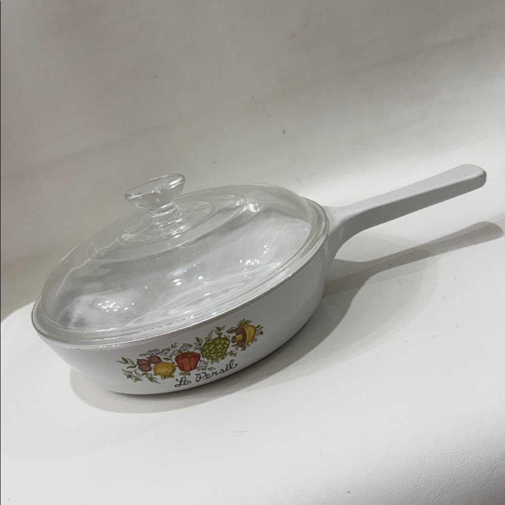 Corning Ware Le Persil 6 1/2 Inch Pan Lid Range Oven Micro P-83-8 Corning NY USA